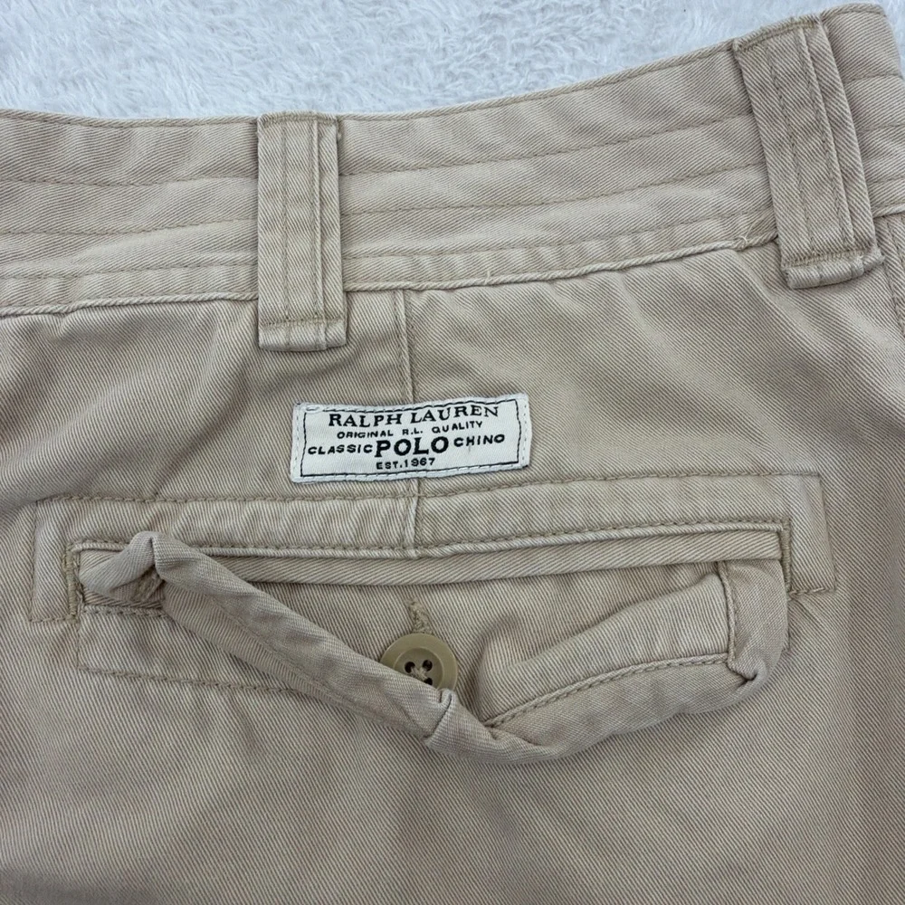Polo Ralph Lauren Shorts Mens 40 TL Baggy Cotton Cargo Military Paratrooper Y2K